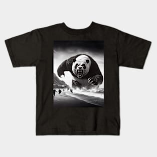 "Pandadoom": Beachfront Nightmare Kids T-Shirt